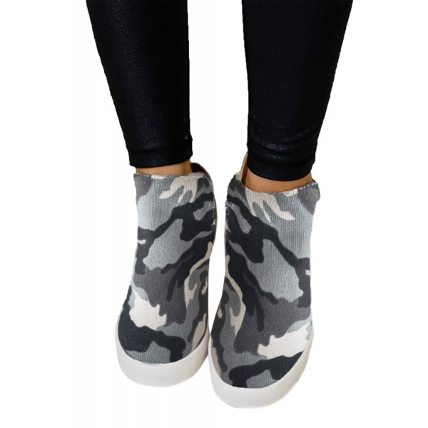 Camouflage Sneaker Wedge
